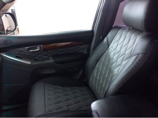 Каркасные авточехлы на Toyota Land Cruiser Prado 120