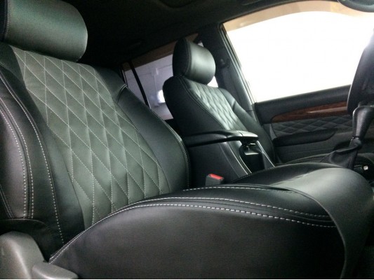 Каркасные авточехлы на Toyota Land Cruiser Prado 120