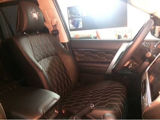 Каркасные авточехлы на Toyota Land Cruiser Prado 150 2 поколения